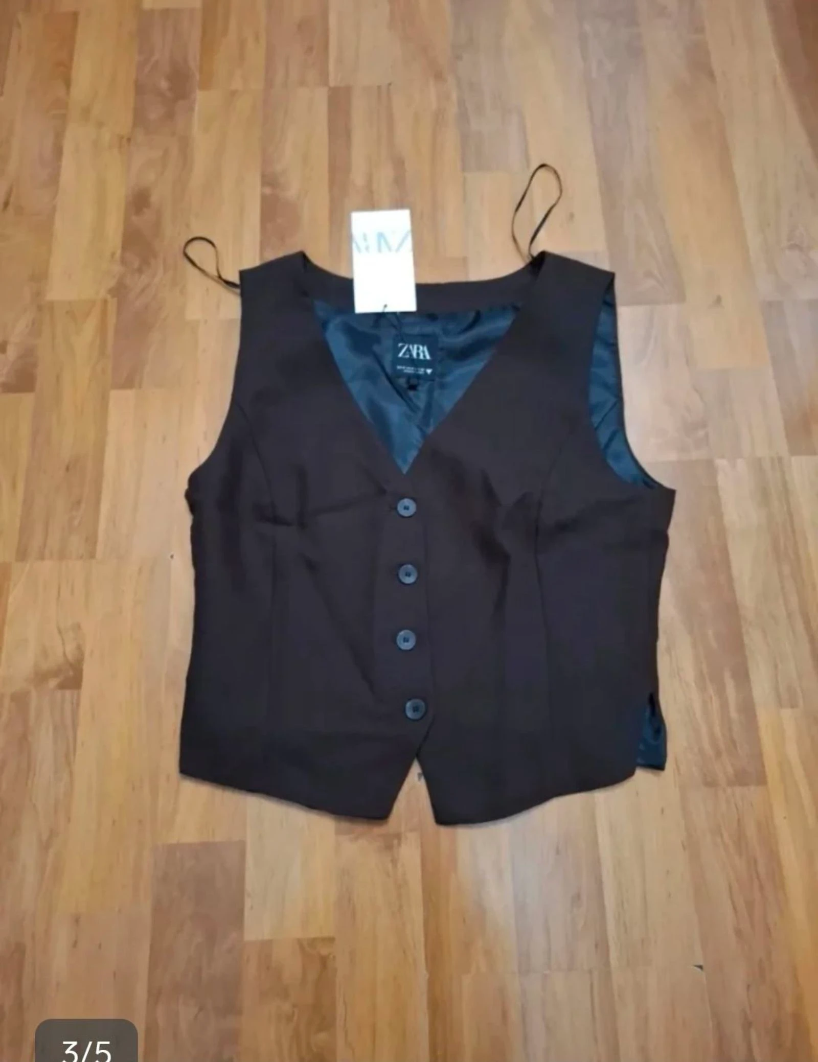 Colete Zara marrom – photo 4